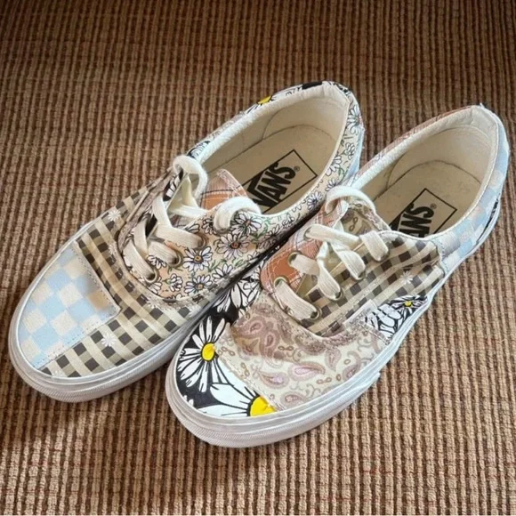 Vans Shoes Vans Patchwork Sneakers Poshmark - Main Image